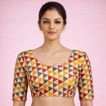 Aster H/S Geometric Print Exclusive Ladies Blouse