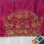 Simple Aariwork Material – Butterfly Design with Beads work