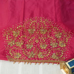 Simple Aariwork Material – Butterfly Design with Beads work
