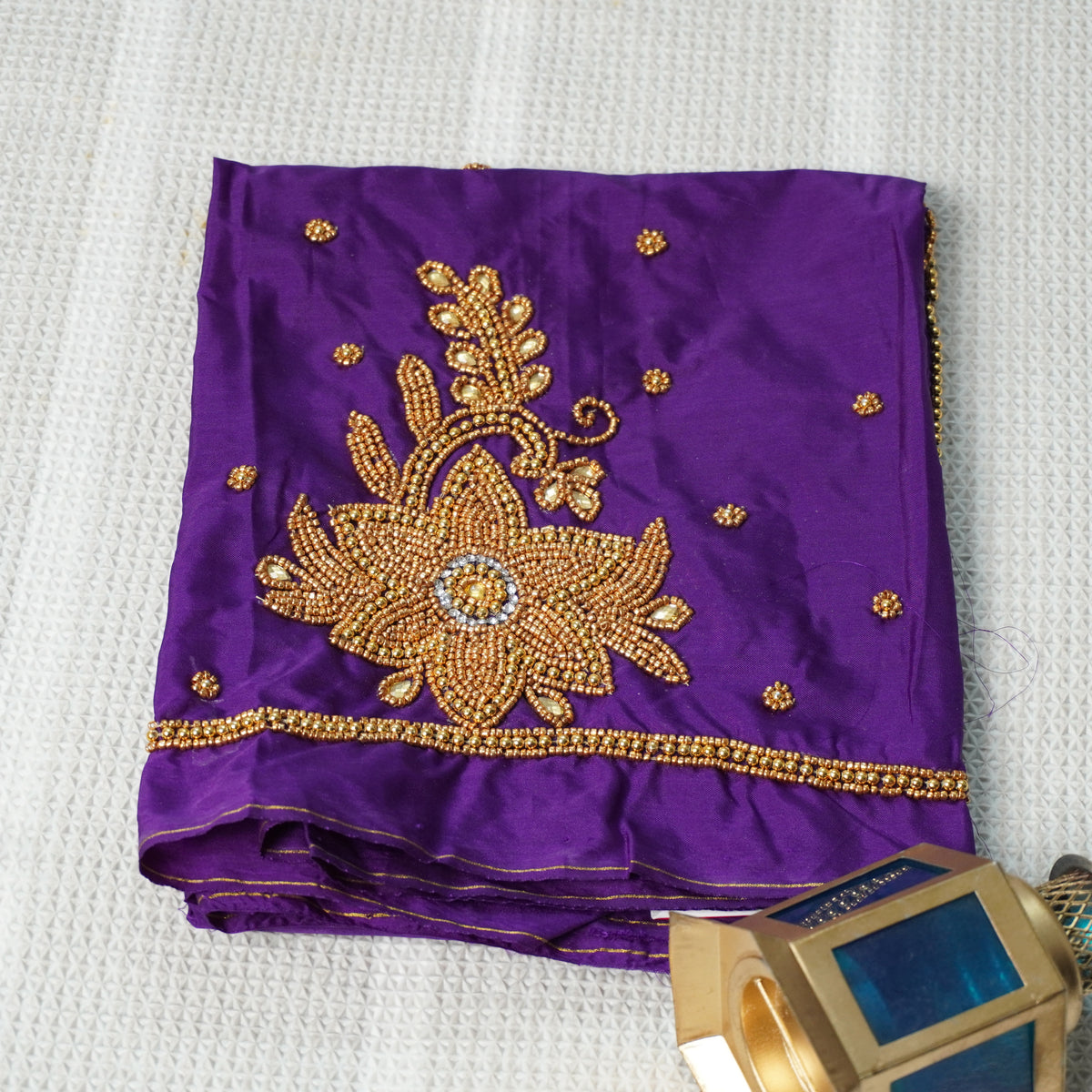 Aari Work Blouse Material - 3