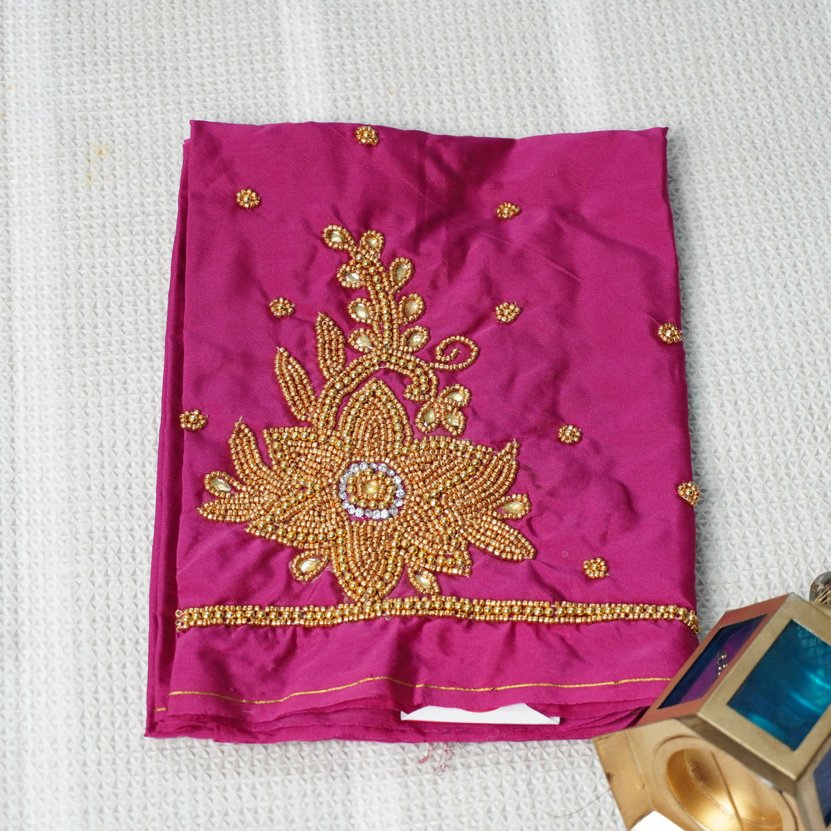 Aari Work Blouse Material - 3