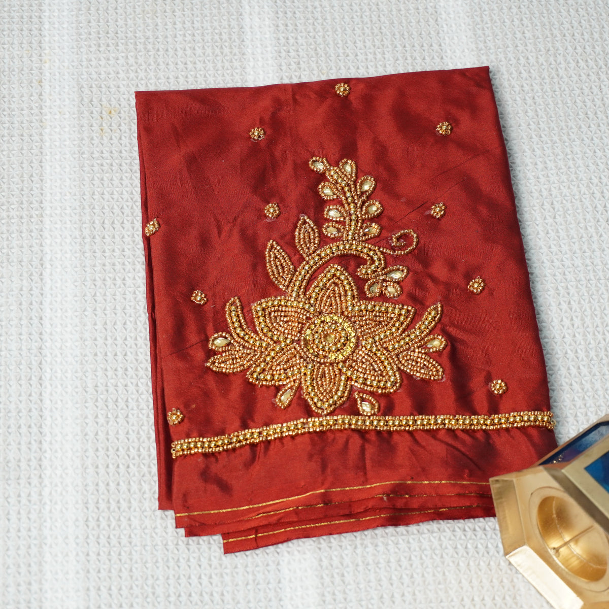 Aari Work Blouse Material - 3