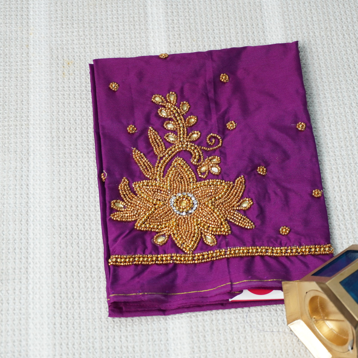 Aari Work Blouse Material - 3
