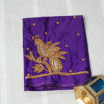 Aari Work Blouse Material - 4