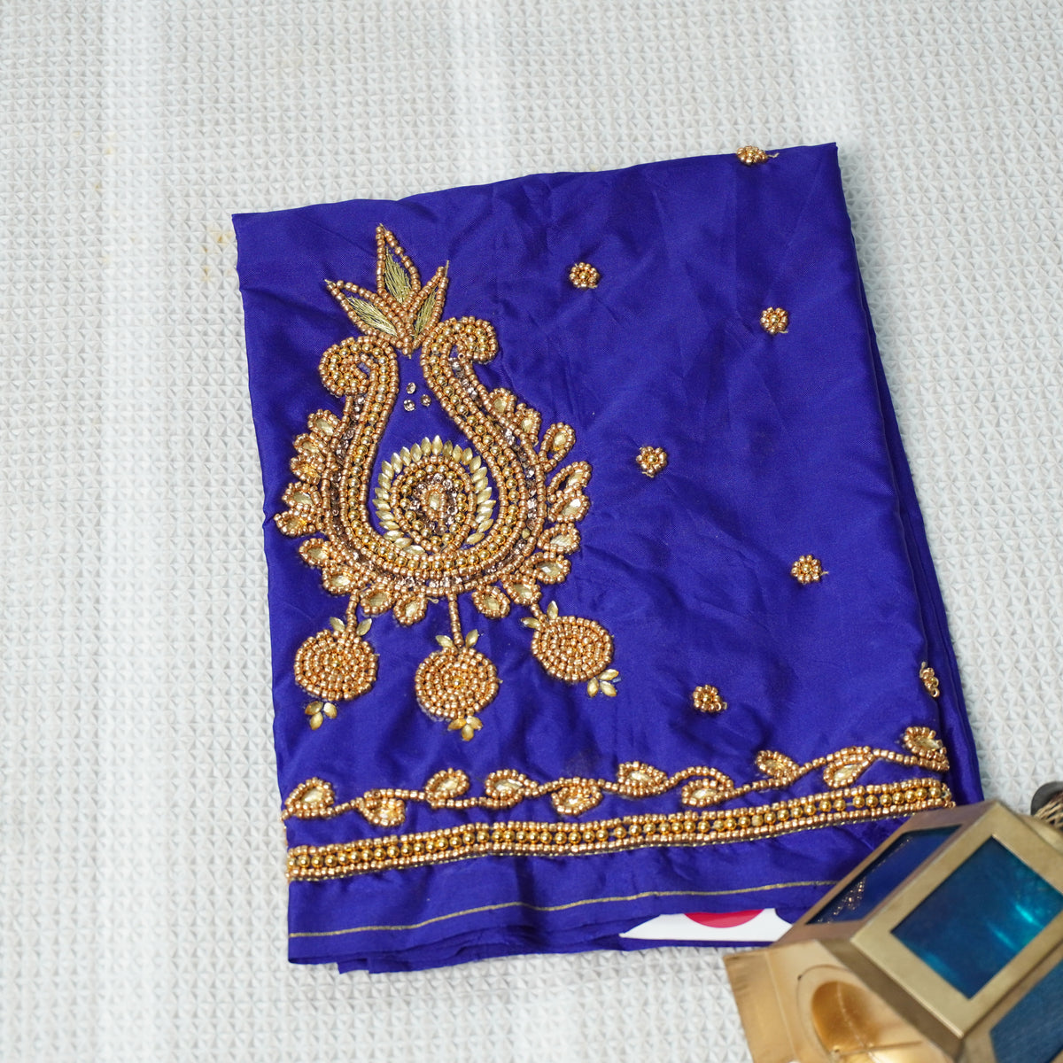 Aari Work Blouse Material - 7