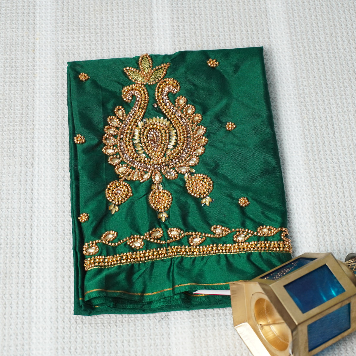 Aari Work Blouse Material - 7