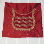 Zari Wave Aari Work Heavy Aariwork Material Blouse