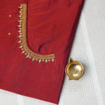 Zari Wave Aari Work Heavy Aariwork Material Blouse
