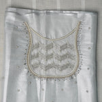 Zari Wave Tissue Silk Aariwork Material