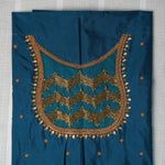 Zari Wave Aari Work Heavy Aariwork Material Blouse