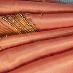 Temple Stripe Aari Work Blouse Material