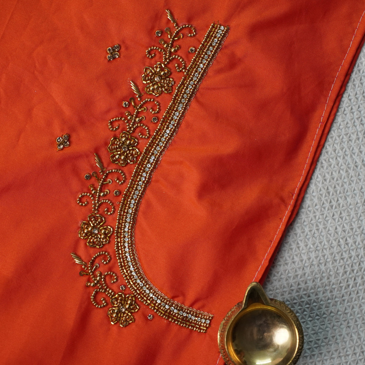 Heavy Aariwork Material Blouse – Regal Aari Work