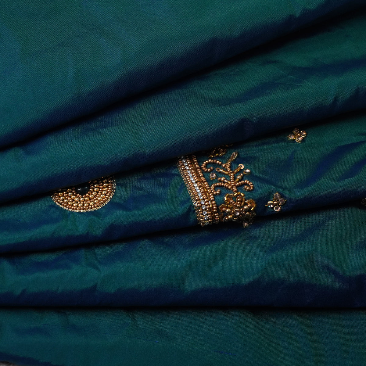Heavy Aariwork Material Blouse – Regal Aari Work