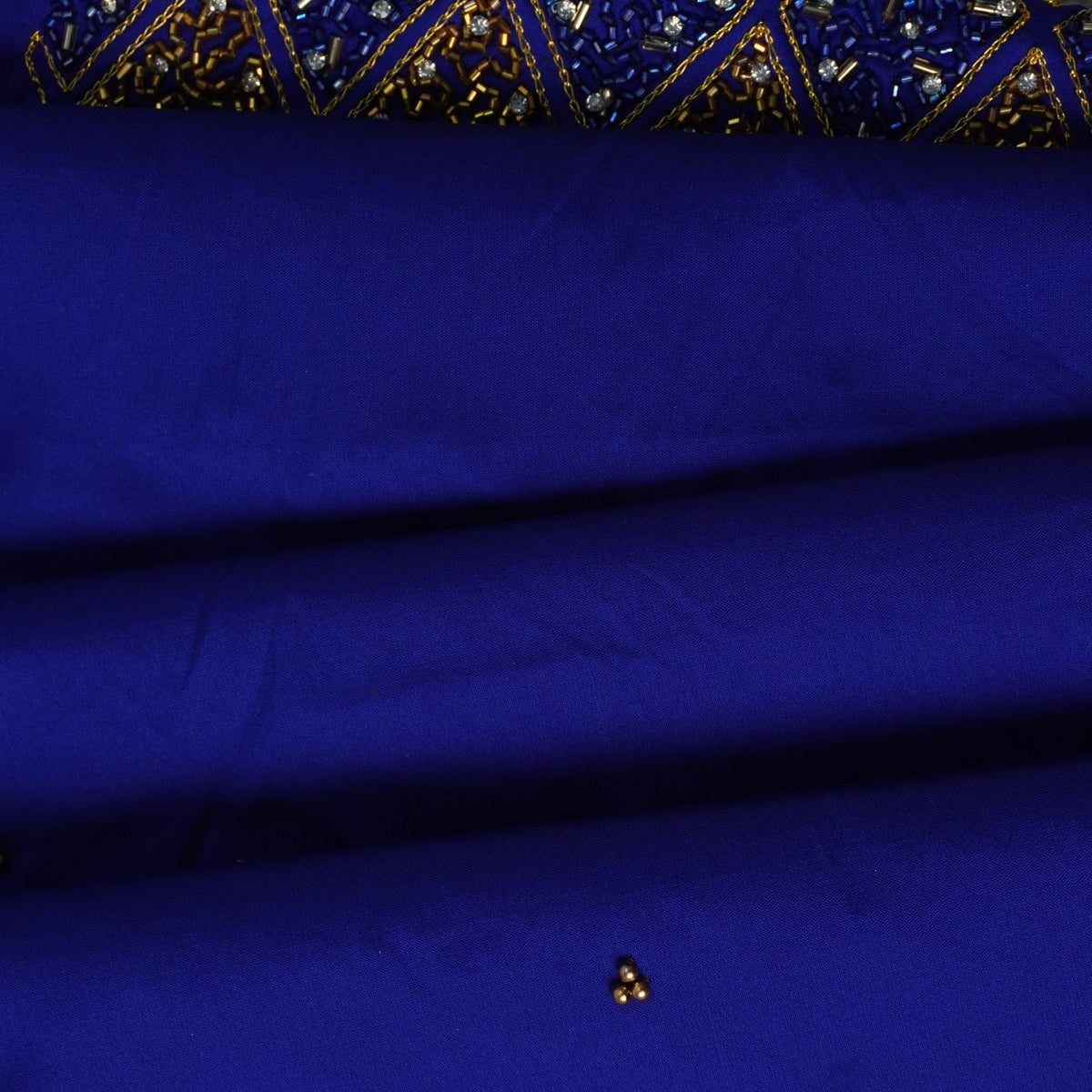 Diamond Jaal Aari Work Blouse Material