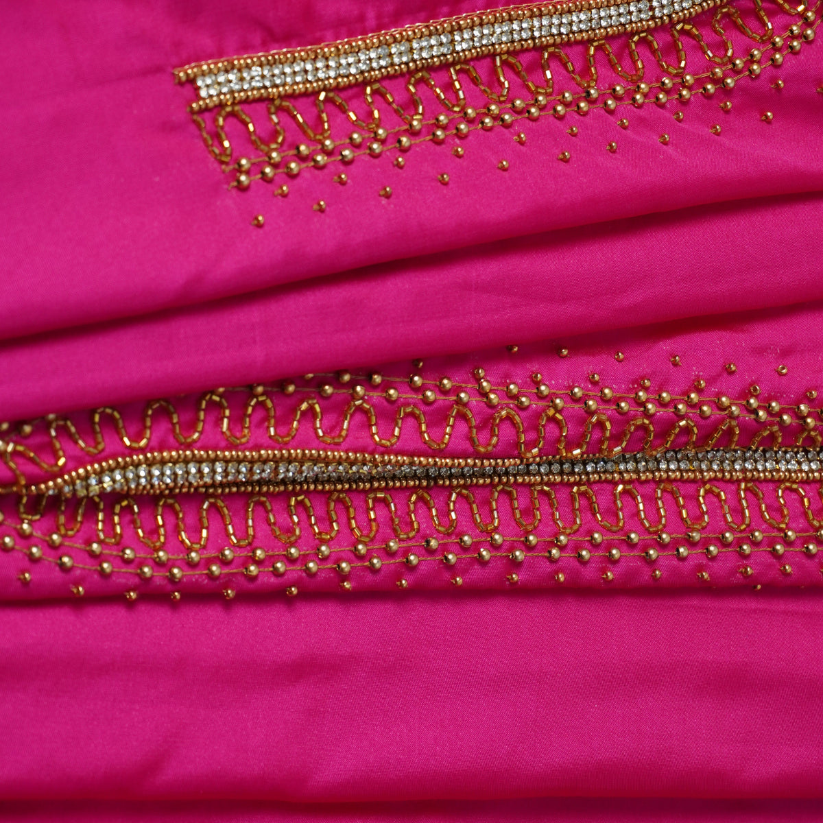 Diamond Jaal Aari Work Blouse Material