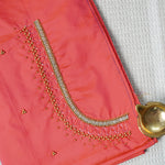 Diamond Jaal Aari Work Blouse Material