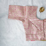 Banaras Blouse Design - 1 (Pink)