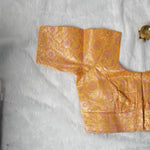 Banaras Blouse Design - 2 (Yellow)