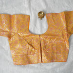 Banaras Blouse Design - 2 (Yellow)