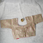 Banaras Blouse Design - 4 (Pista Green)