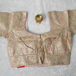 Banaras Blouse Design - 4 (Pista Green)