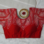 Lotus Embroidered Designer Readymade Blouse
