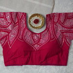 Lotus Embroidered Designer Readymade Blouse