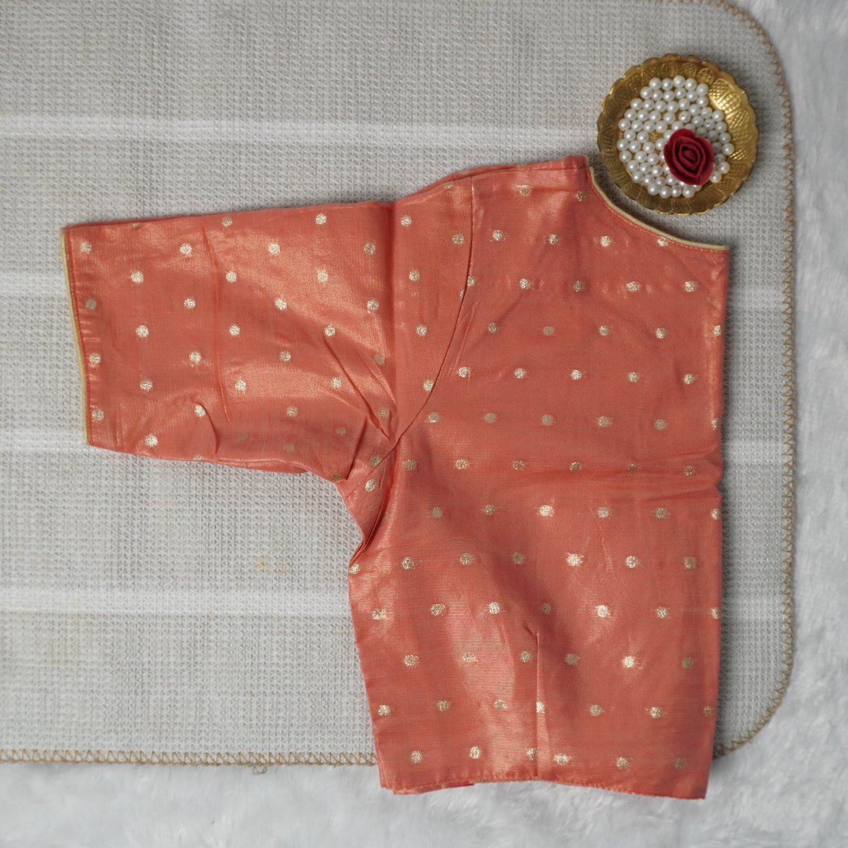 Butta Work Banaras Butta Readymade Blouse