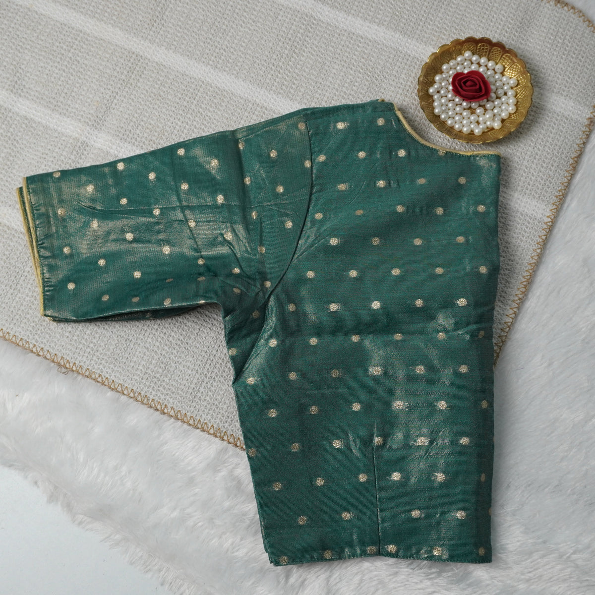 Butta Work Banaras Butta Readymade Blouse
