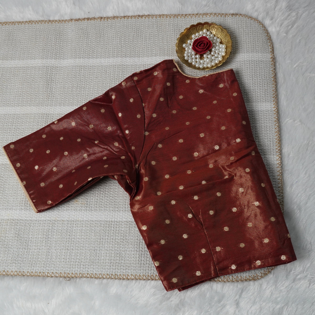 Butta Work Banaras Butta Readymade Blouse