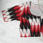 Ikkat Print Readymade Blouse