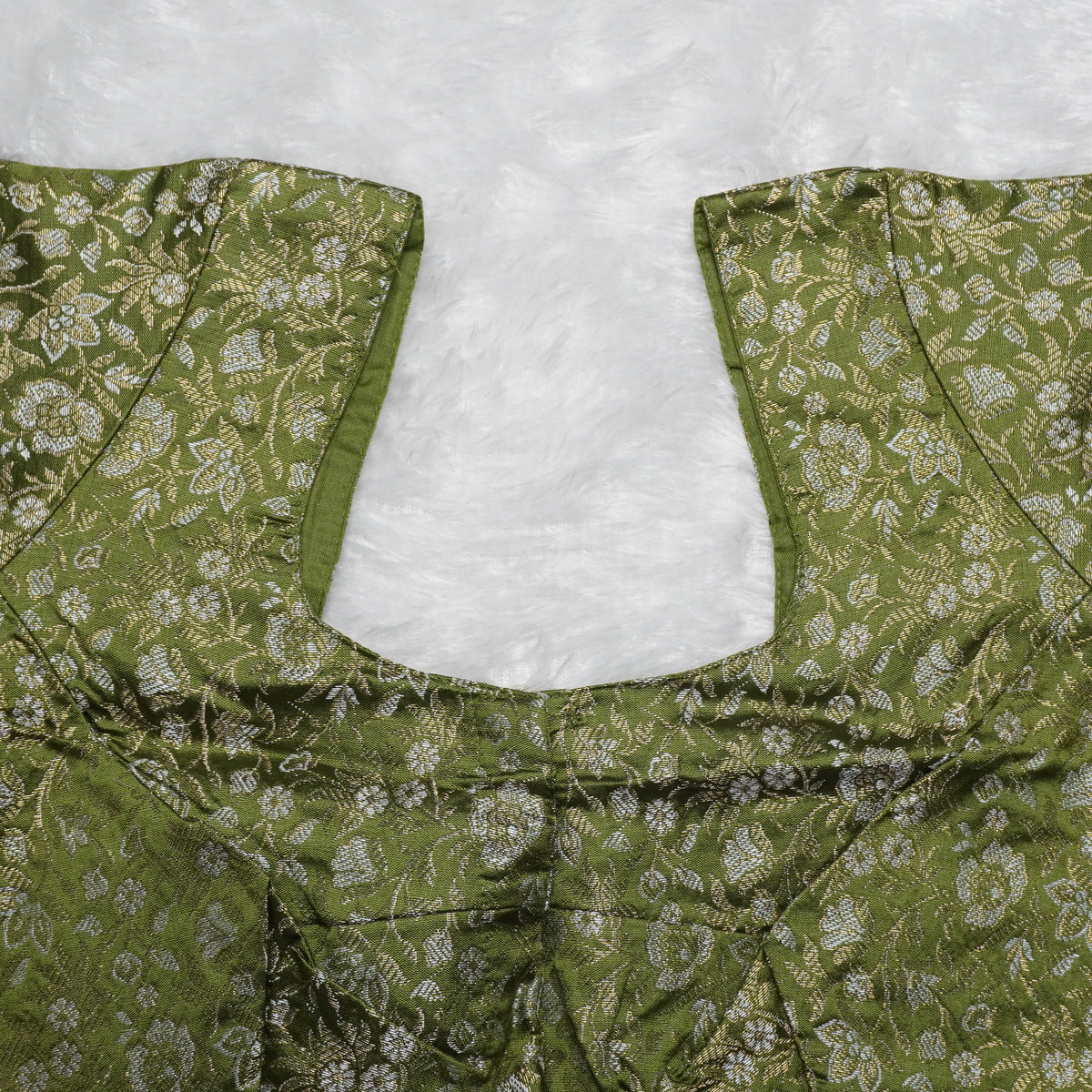 Floral Jakard Elbow