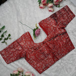 Floral Jakard Elbow