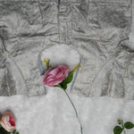 Floral Jakard Elbow