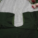 Cotton Bordered Elbow Blouse