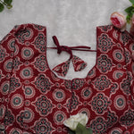 Ajrak Heritage Elbow Blouse