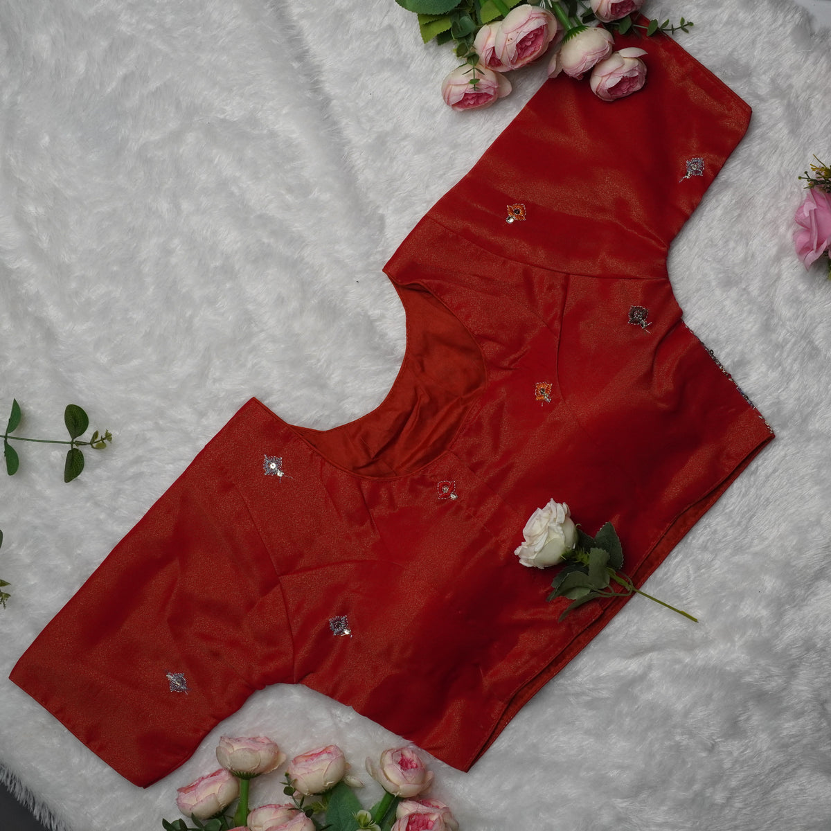 Royal Cosmos Embroidered Blouses