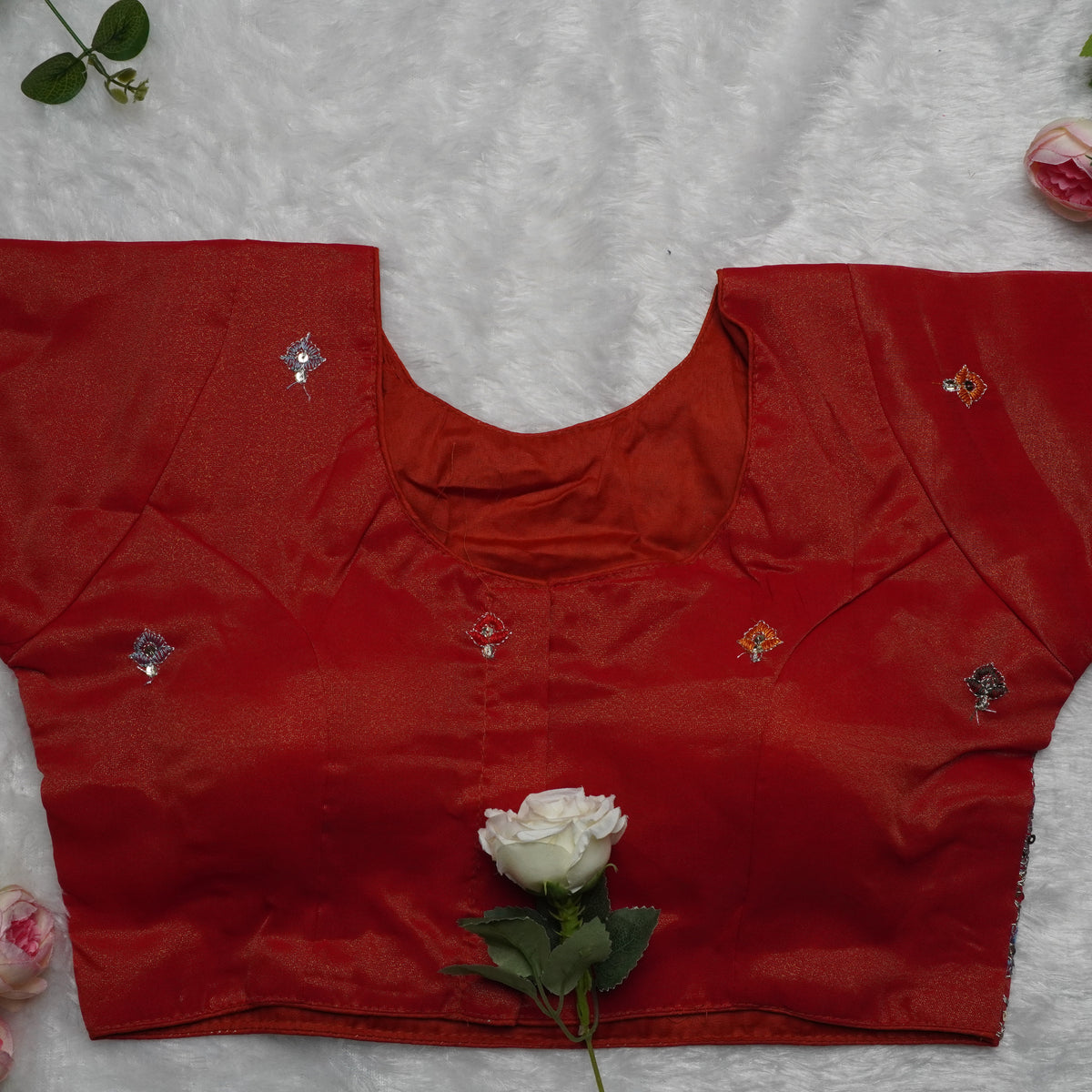 Royal Cosmos Embroidered Blouses