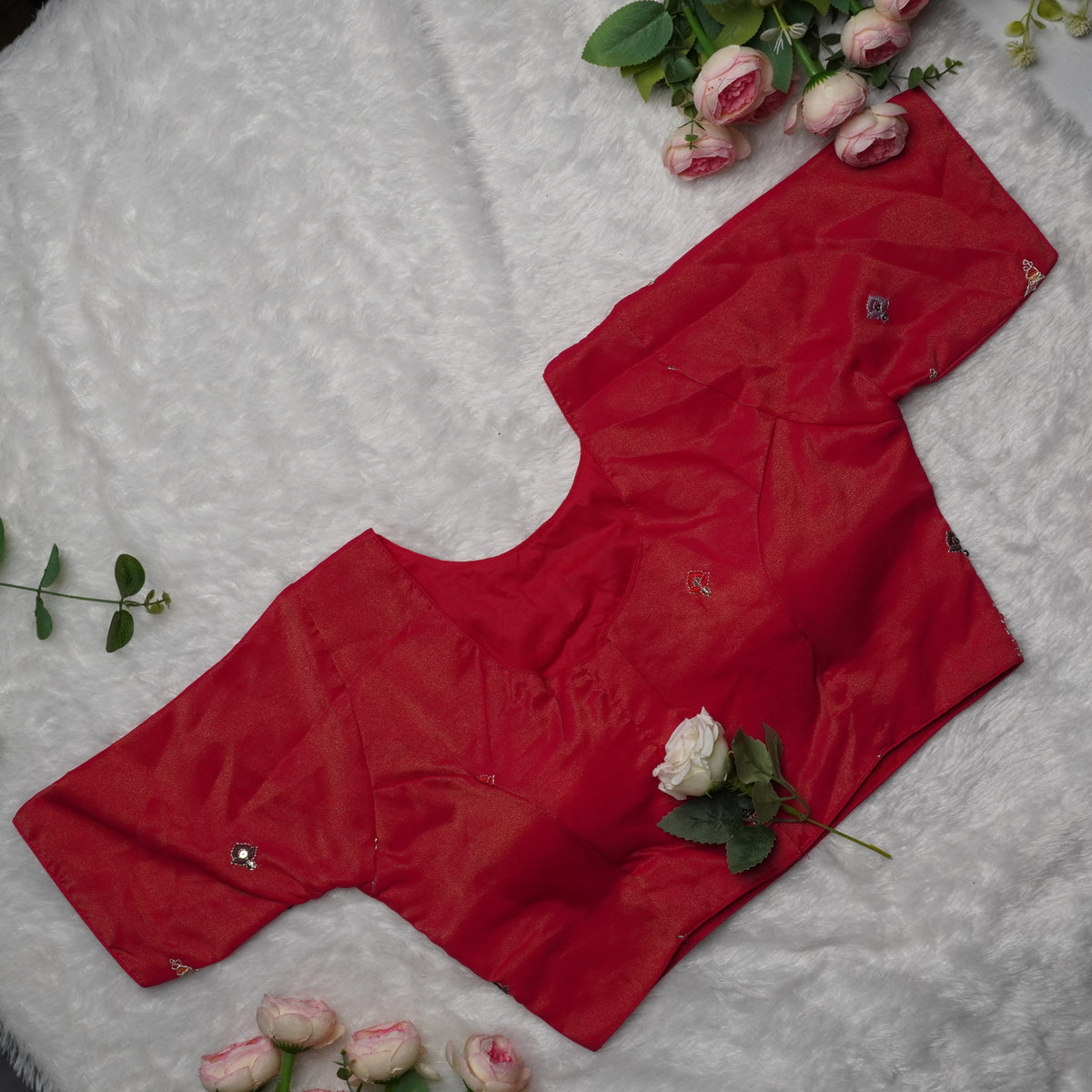 Royal Cosmos Embroidered Blouses