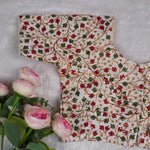Leaf vines Hand Work Blouse