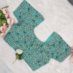 Verdant Vine Print Blouse