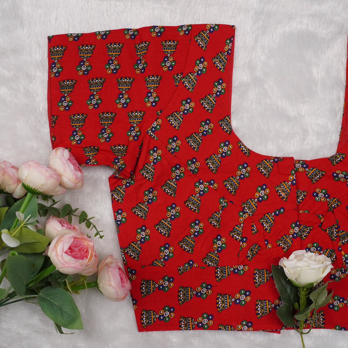 Google Print Blouse