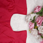 Silk Cotton Elbow Sleeve Blouse