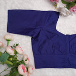 Silk Cotton Elbow Sleeve Blouse