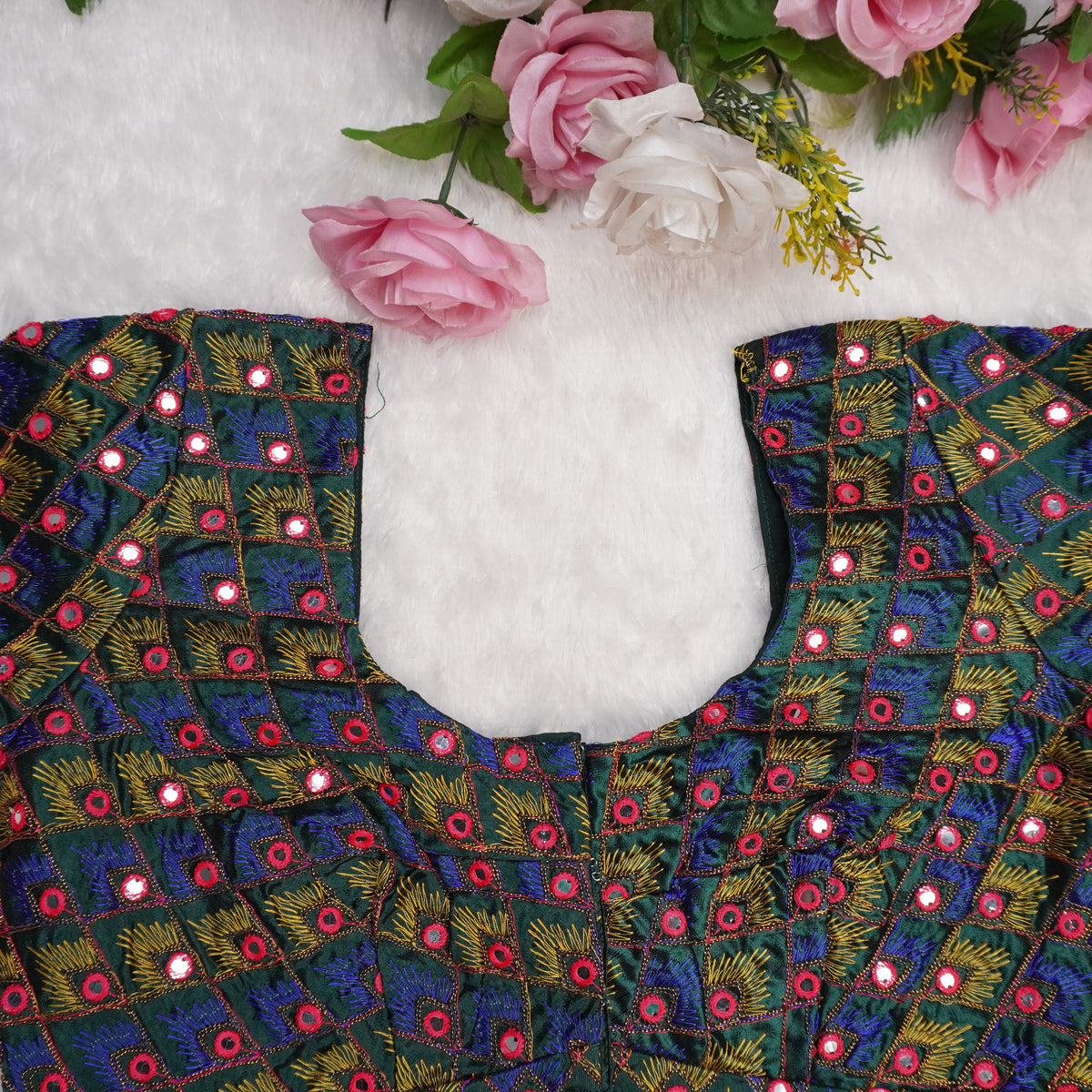 Royal Feather Blouse