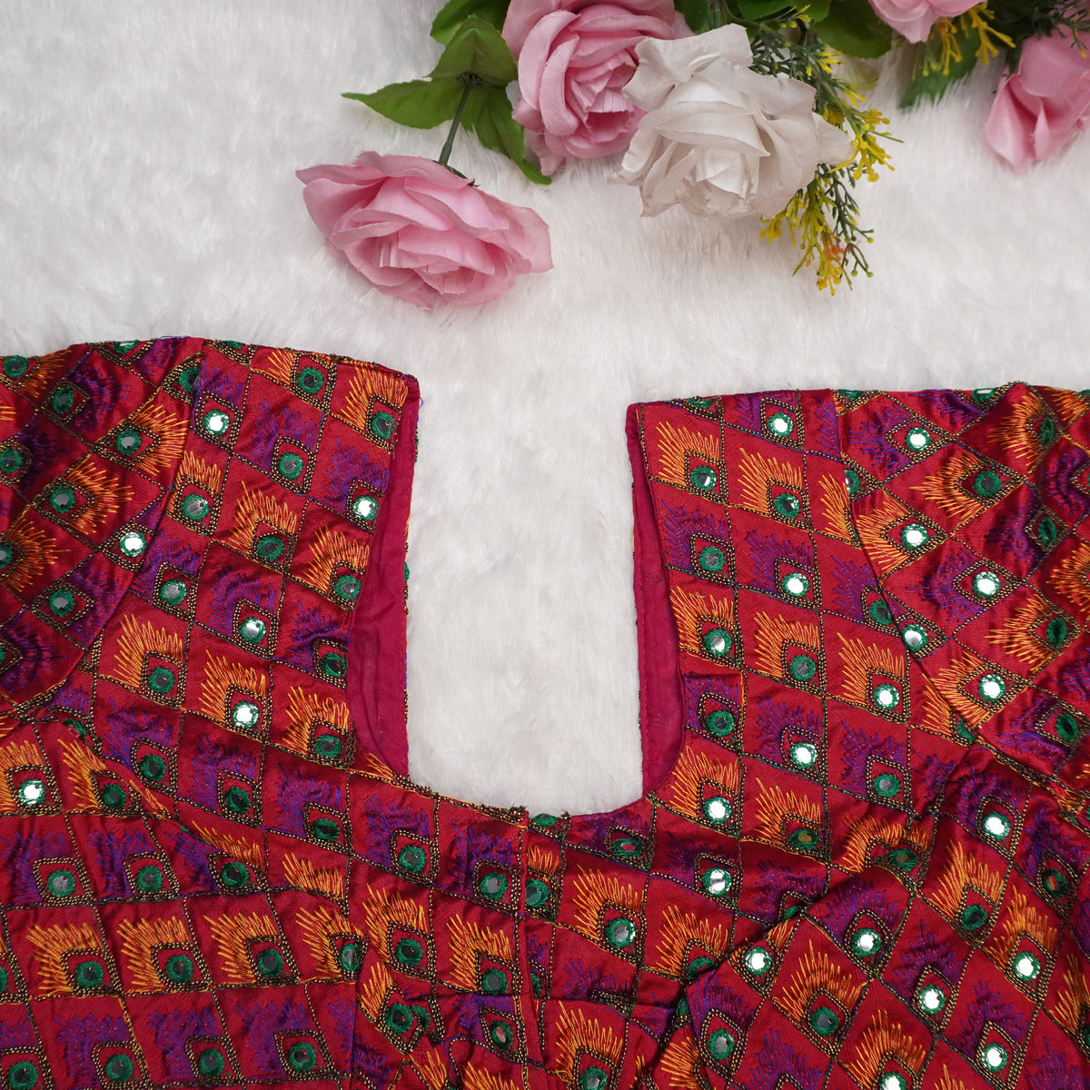 Royal Feather Blouse