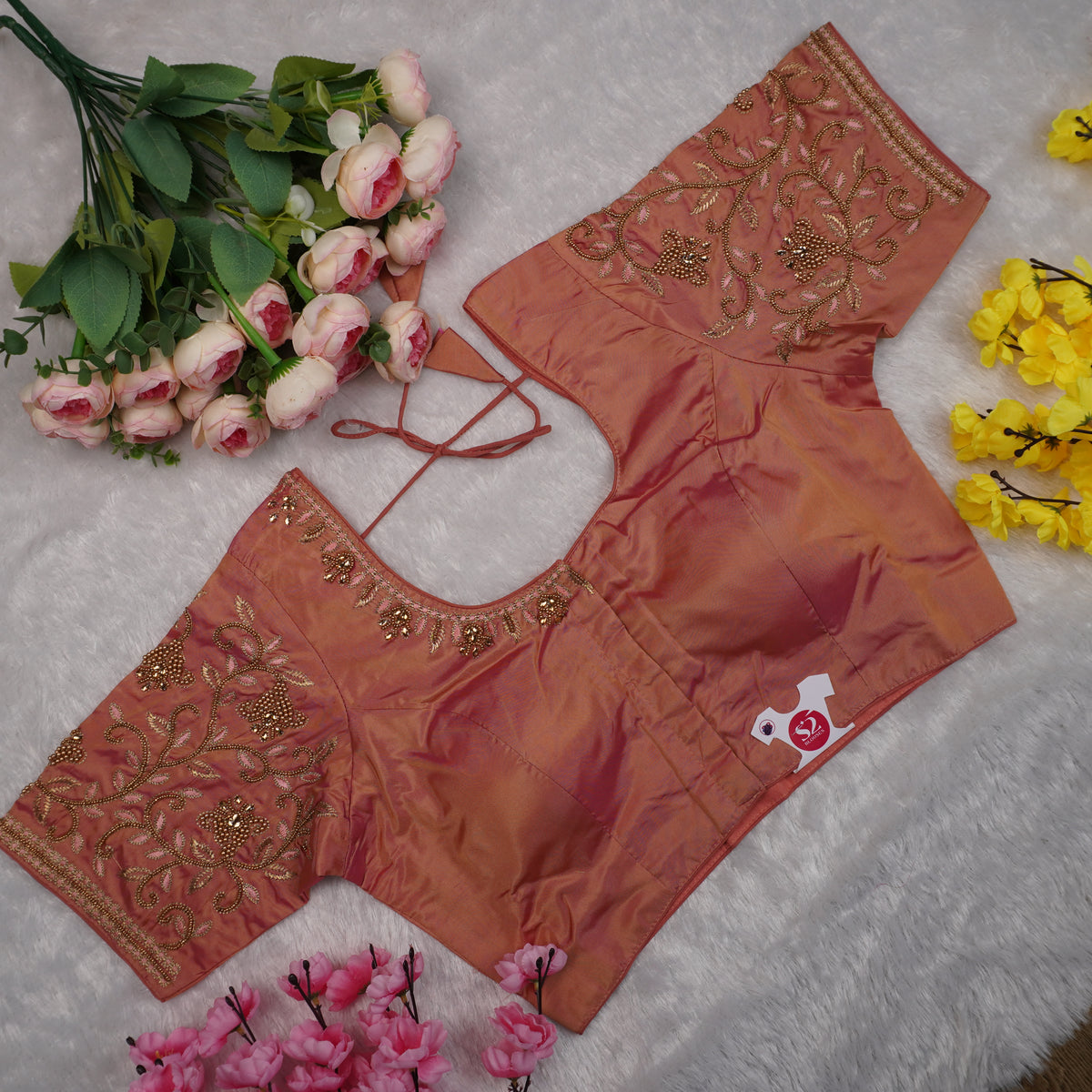 Ready-Made Aari Embroidery Blouse
