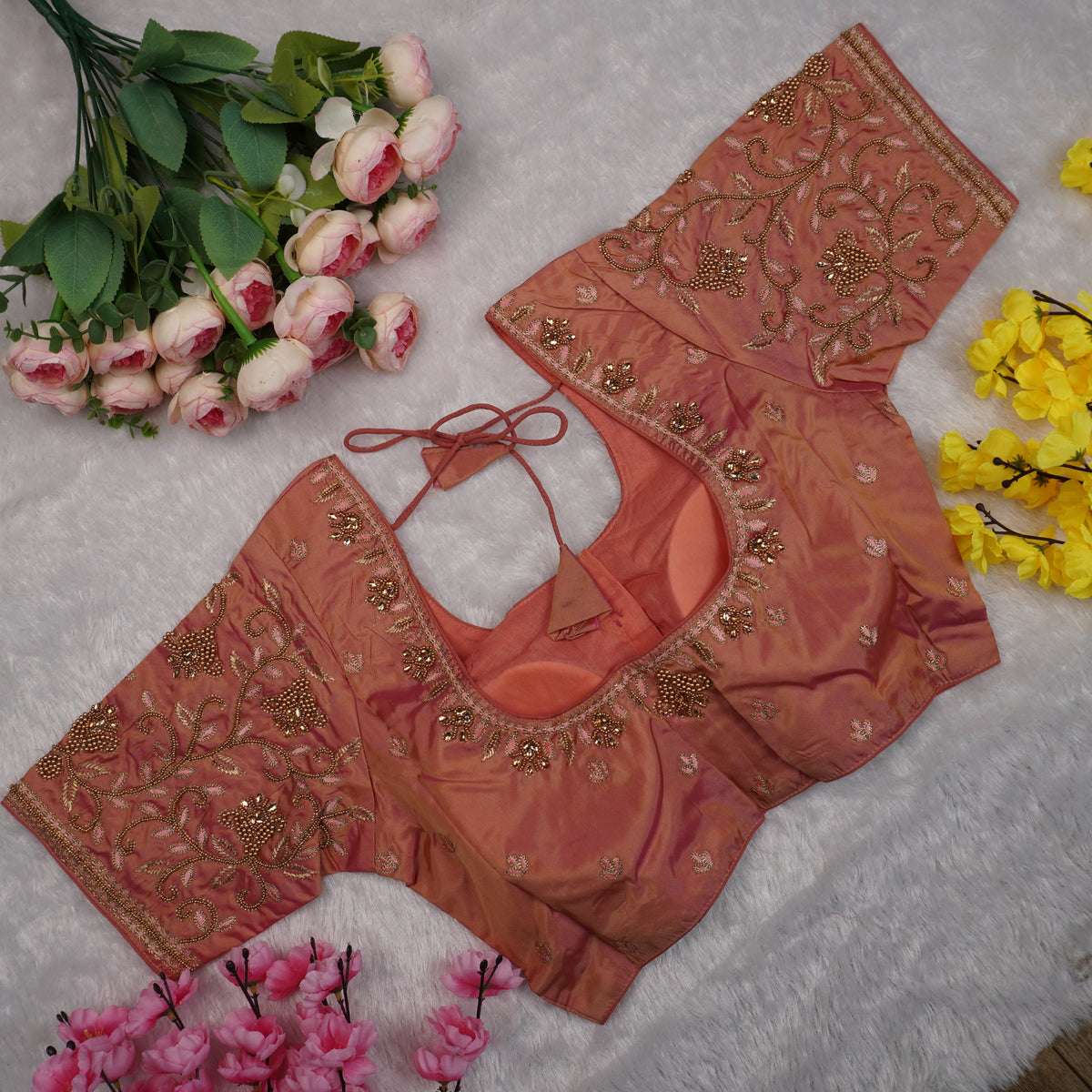 Ready-Made Aari Embroidery Blouse