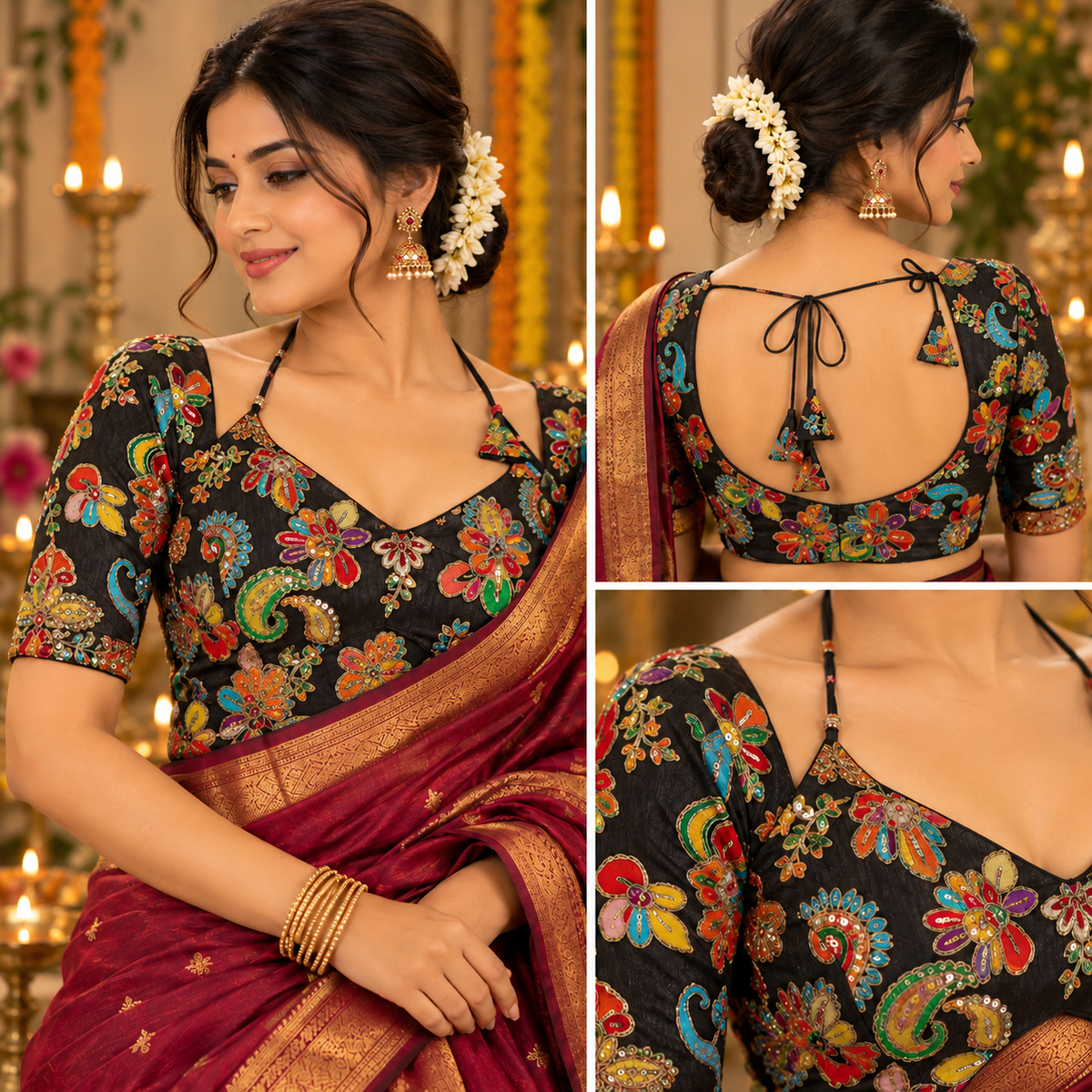 Madhubala Pattern Blouse