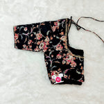 Padded Blouse Black Floral